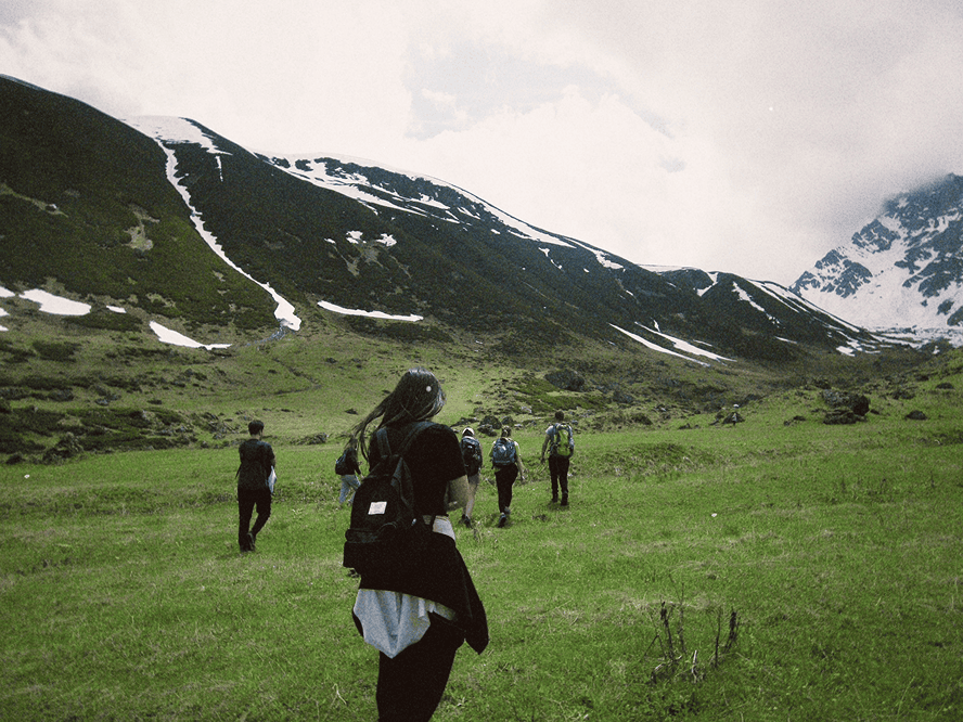 Hiking landscape